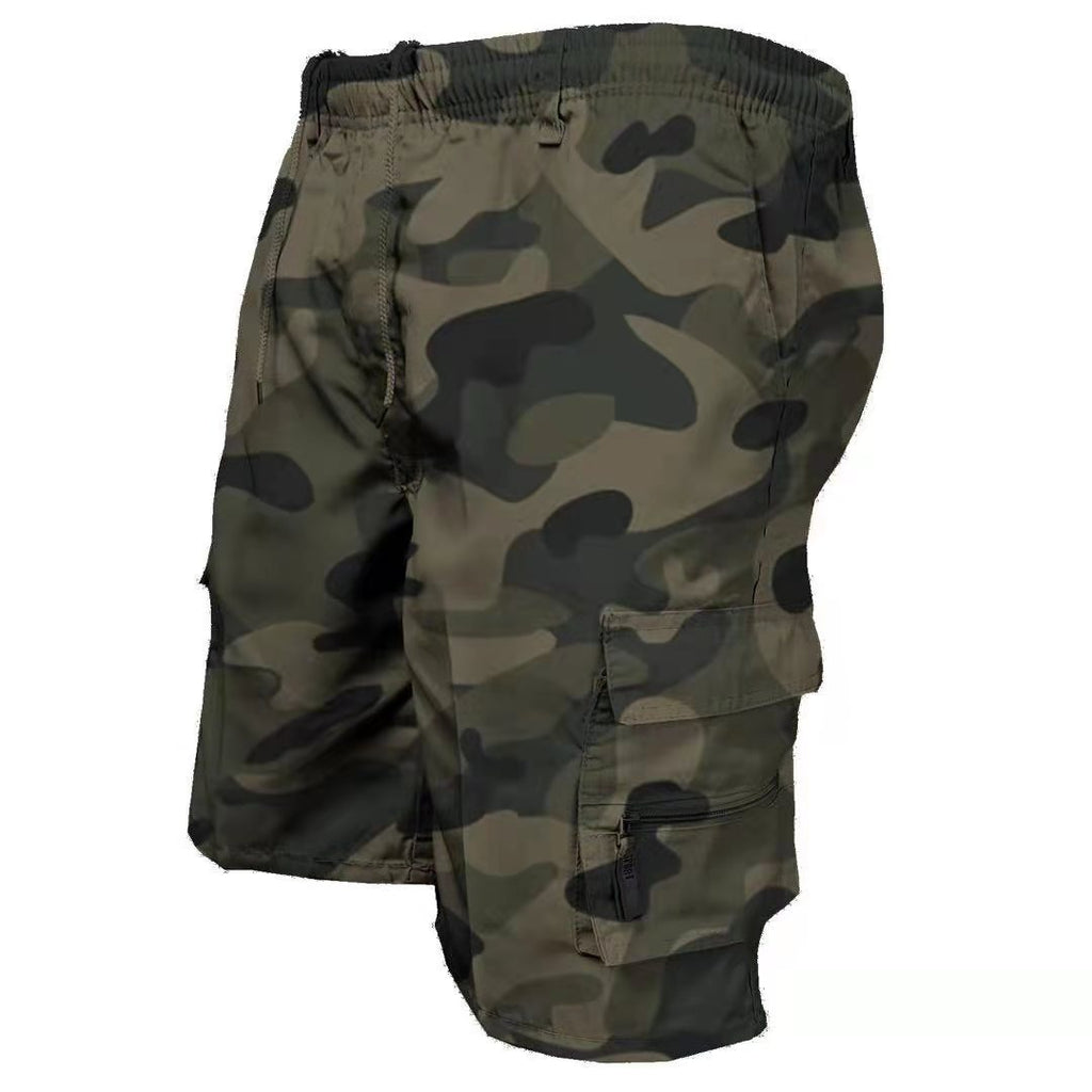Neue Cargo-Kampfshorts mit elastischer Taille, lässige Sommer-Halbhose | 316 