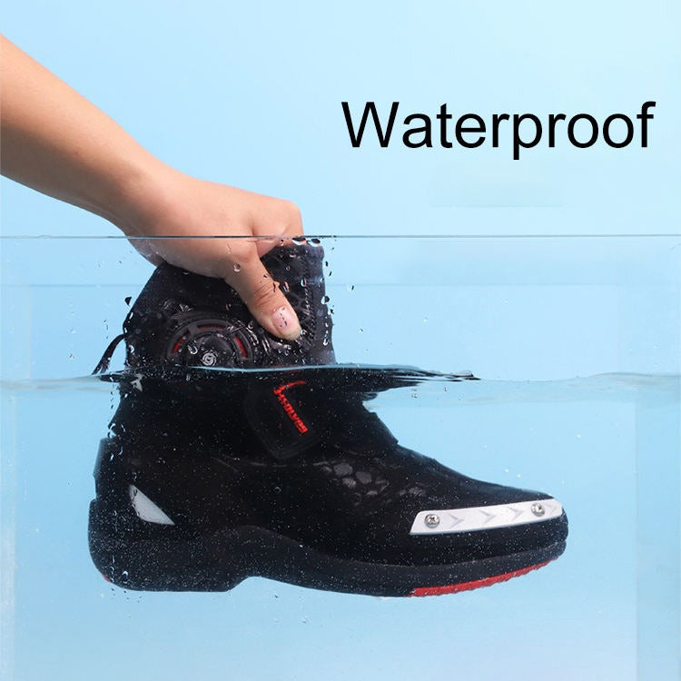 Professionelle Mountainbike-Stiefel aus schwarzem Leder | 666 