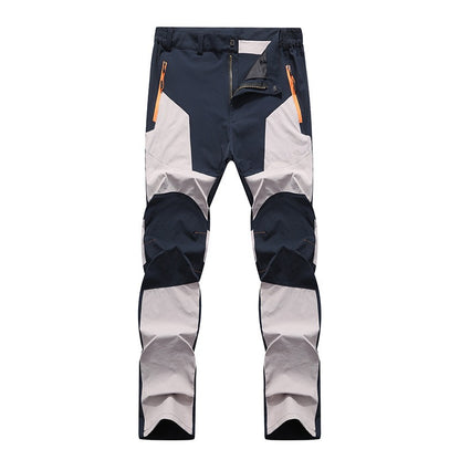 Pantaloni da uomo traspiranti impermeabili da trekking all'aperto arrampicata sottili elastici pantaloni ad asciugatura rapida | S11111 