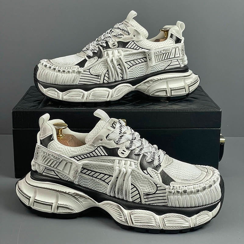 Men's Height-Increasing Breathable Casual Sports Shoes | Trendy Trainers Outdoor Sneakers