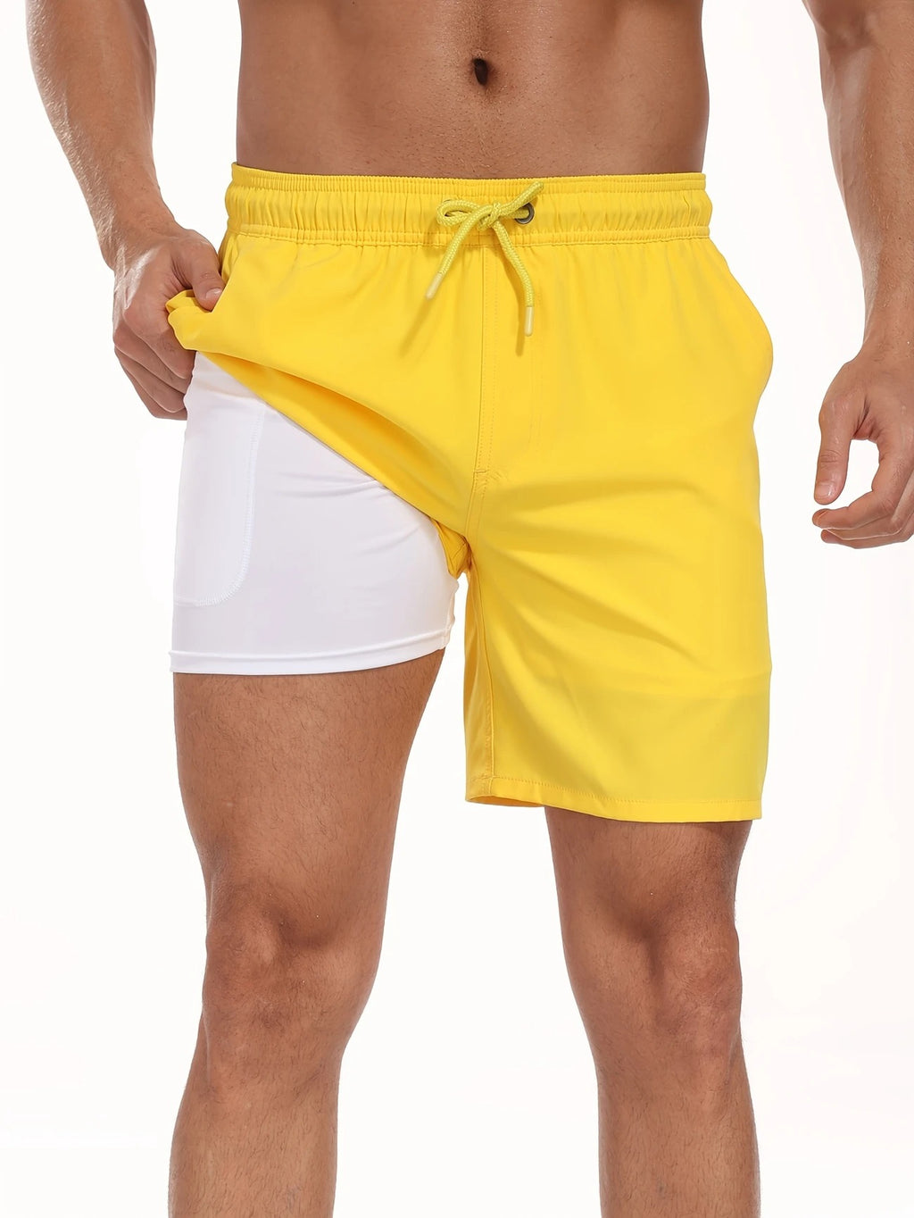 Schnelltrocknende Sommer-Strandshorts für Herren, mit Milchseide gefütterte Badehose für Männer | 265SCTK 