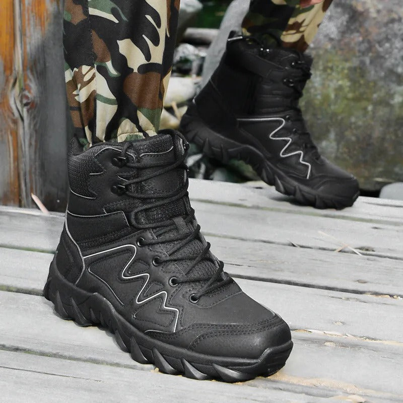 Hochwertige taktische Mil-Com-Kampfstiefel mit seitlichem Reißverschluss | 705