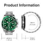 Herrenuhr Stahlarmband BT Call Smart Watch Rolex Style Business Sports Smart Watch | AW-12 