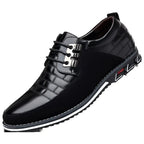 Herren-Derby-Schuhe im britischen Stil mit Karomuster, rutschfeste Leder-Loafer, Mokassins, Hochzeitsschuhe |