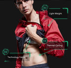 Hochwertiger Saunaanzug für Herren, Saunajacke, Hose, Trainingsanzüge fürs Fitnessstudio | TC2882 