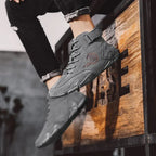 Flache kurze Herrenstiefel, Modetrend, Outdoor, echte, lässige Martin-Stiefeletten | 88377 