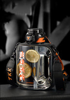 Sport-Wasserflasche TRITAN, großes Fassungsvermögen, hitzebeständig, für Outdoor-Reisen, Wasserkocher, Fitnessstudio, Fitnesskrüge | 1022 