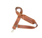 Taschengurt aus echtem Leder, verstellbar, Ersatz-Schultergurt, universelle Drehhaken für Messenger-Laptoptaschen | JD105 