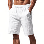 Leichte Strandshorts aus Leinenmischung für Herren – Relaxed Fit 5-Zoll-Freizeitshorts | WW-2 