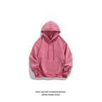 Unisex Heavy French Terry Bonded Fleece Hoodie Dicker Vintage Distressed Washed Pullover | A042-23XW99282 