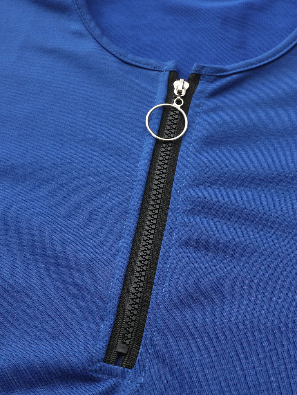 Islamischer Herrenmantel in Volltonfarbe mit langen Ärmeln, lockere Passform und Reißverschluss, perfekt für Herbst und Winter | 8541233 