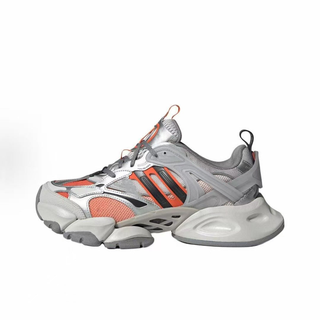 High-Top Dad Sneakers | Lightweight Armor-Inspired Shoes | Thick-Soled Height-Increasing Casual Trainers | XLG01