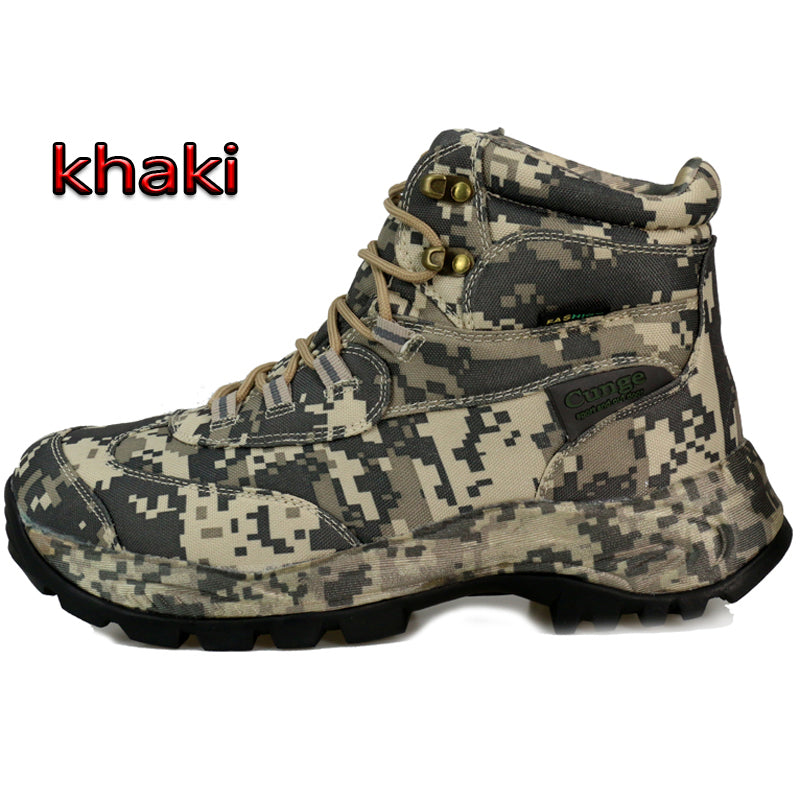 Bottes d'entraînement camouflage à fermeture éclair latérale pour hommes | Q3