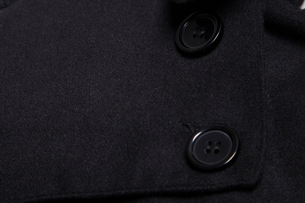 Herren Formeller Business Herbst Winter Casual Revers Zweireihiger Premium Baumwollmantel Langer Trenchcoat Jacke | 9280 