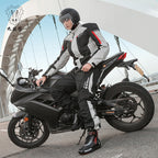 Designer Offroad Racing Motocross Stiefel Wasserdichte, rutschfeste, atmungsaktive Leder-Motorradschuhe | D98 