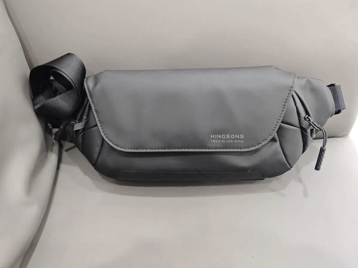Kingsons Herren Brusttasche – Wasserdicht, Leicht, Crossbody | 3248-A 