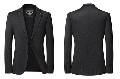 Men's Plus Size Casual Blazer | Stretch & Non-Iron Checkered Sport Coat | Oversized Comfort Fit Jacket for Big Gentlemen | XKX-Q5573