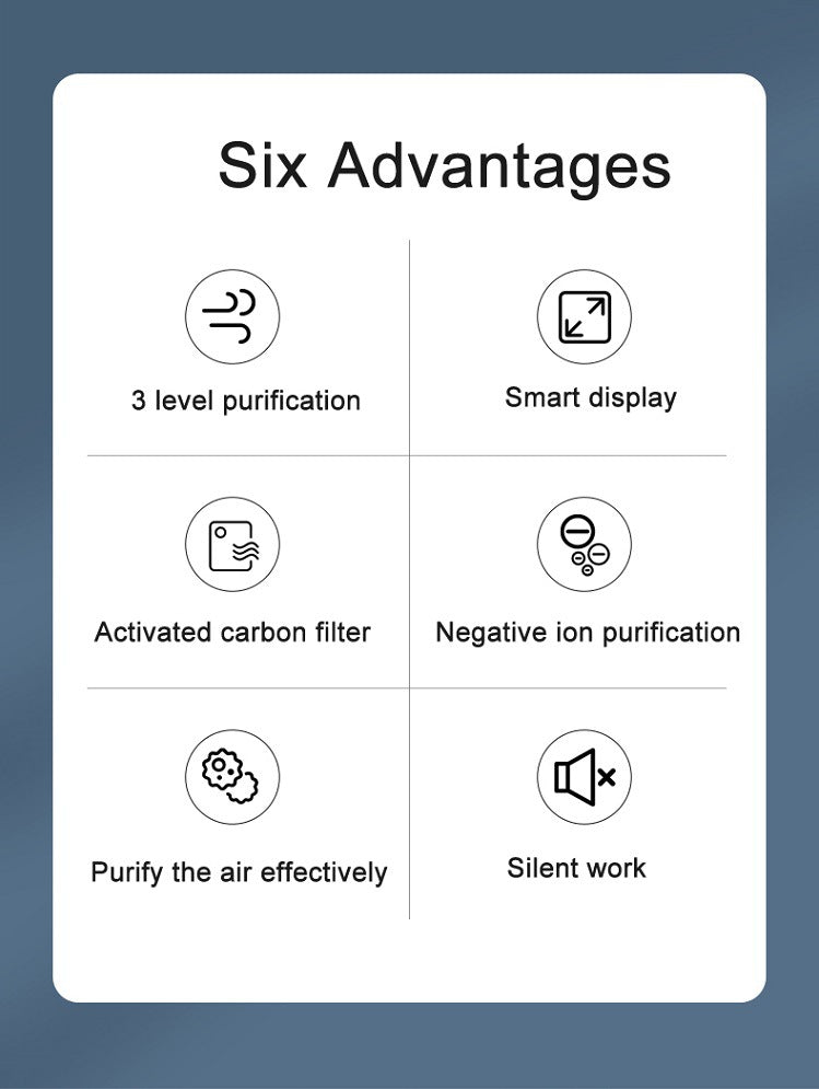 Hochleistungs-Luftreiniger, leise, effizient und ideal für Zuhause oder das Büro | AP01 