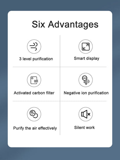 High-Performance Air Purifier Quiet Efficient & Ideal For Home Or Office Air Cleaner | AP01