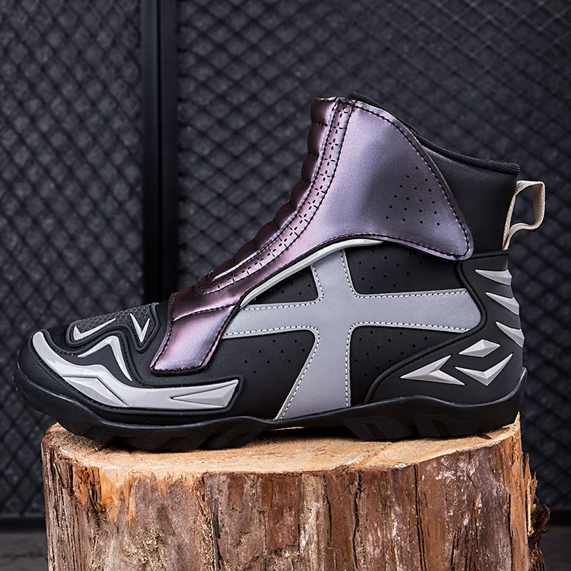 Hochwertige wasserdichte Herren-Turnschuhe für Offroad-Motorradschuhe - Renn- und Reise-Reitschuhe | QK258 