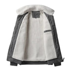 Herren-Chenille-Cordmantel in Übergröße, lässige einreihige Letterman-Jacke | 212 