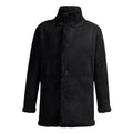 Herren Winter Warmer Pelz Trenchcoat Dicke Mittellange Jacke | B024 