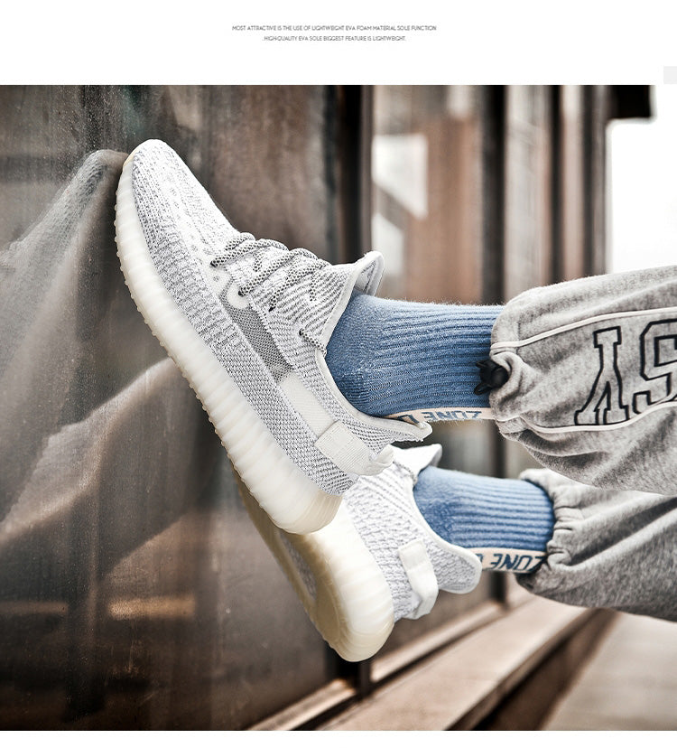 Unisex Premium Flyknit Laufschuhe – Komfort-Sneaker für alle Jahreszeiten | Leicht &amp; Atmungsaktiv | 350