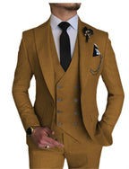 Herren 3-teiliger Anzug, maßgeschneidert, Hochzeit, Slim Fit, Business, Blazer, Jacke, Weste, Hose, Smoking | 101