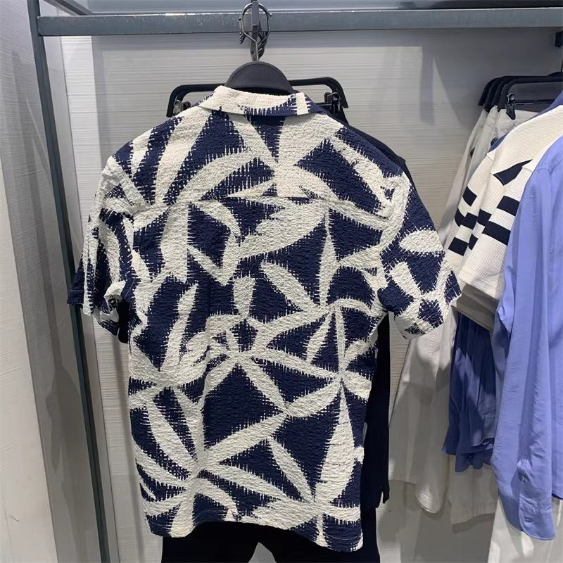 Designer-Baumwollhemd für Herren – Luxus-Stickerei Chemise Pour Homme | ZH-8328 