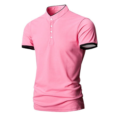 Polo da golf da uomo, estiva, a maniche corte, multicolore, abbinata | 1031 