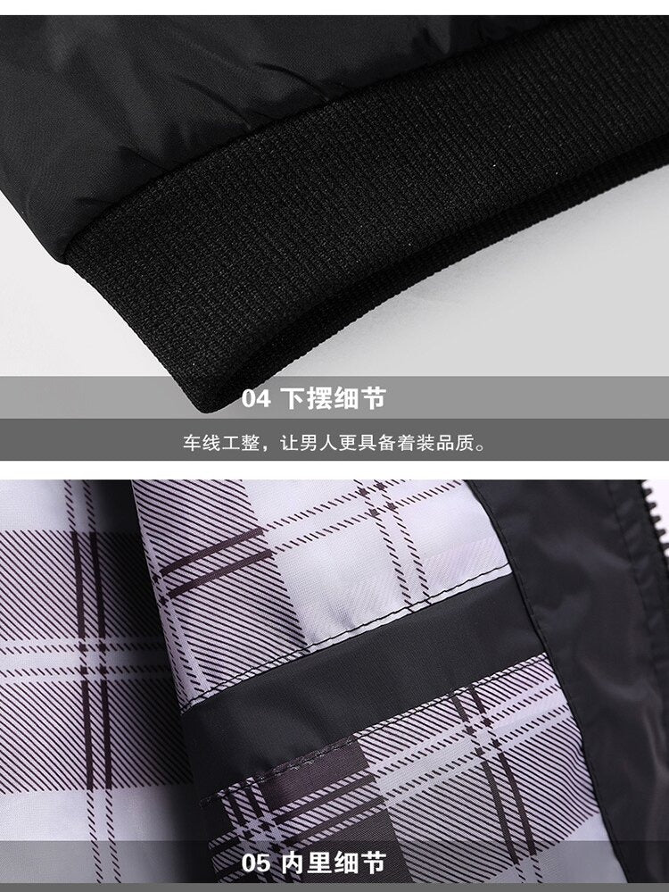 Herren Einfarbige Reißverschlussjacken Stehkragen Lässige Oberbekleidung Oberteile Manteljacke | S1268 