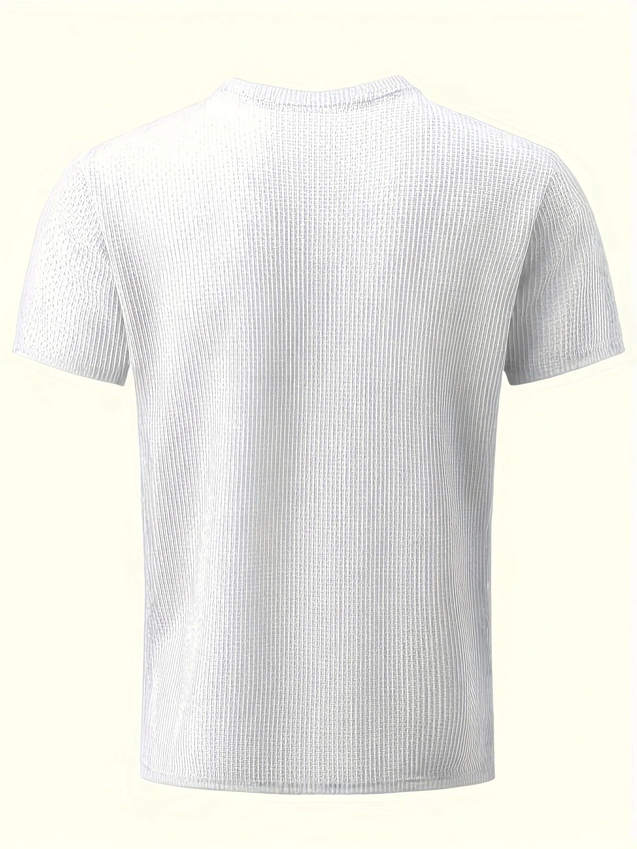 Herren-T-Shirt mit Bambusstreifen, kurzärmelig, atmungsaktiv, dehnbar, für den Sommer, Freizeitkleidung | 115 CSF 