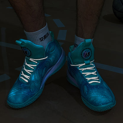 Scarpe sportive da passeggio con design alto traspirante da esterno da basket da uomo | A268 