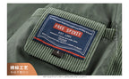 Herrenjacke Slim-Fit Mantel Cord Mode Lässige Bomberjacken für Männer | XX-1807 