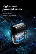 Pritech Tragbarer Mini-Elektrorasierer, wiederaufladbar über USB, wasserdicht, im Taschenformat für Reisende | RSM-2289 