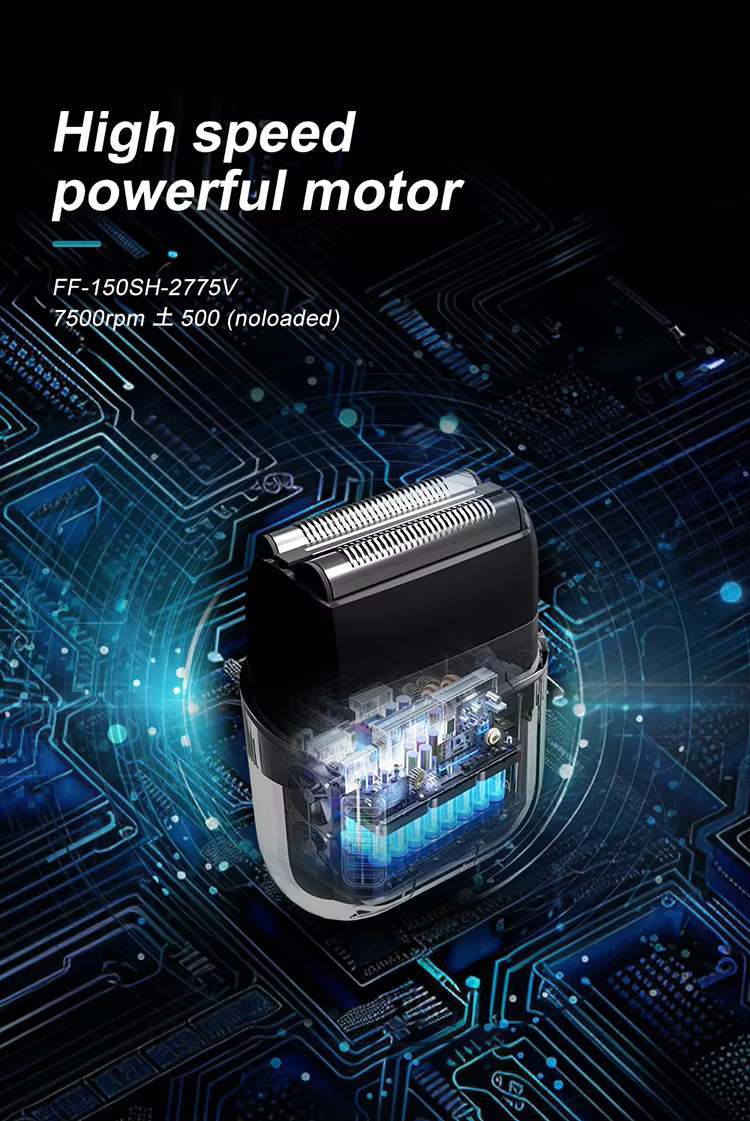 Pritech Tragbarer Mini-Elektrorasierer, wiederaufladbar über USB, wasserdicht, im Taschenformat für Reisende | RSM-2289 