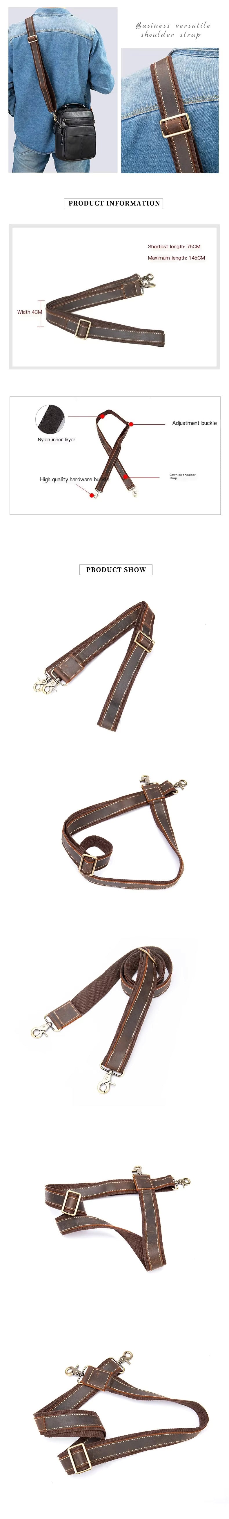 Verstellbarer Taschengurt als Ersatz – Stilvoller und langlebiger Schultergurt für Taschen | JD104 