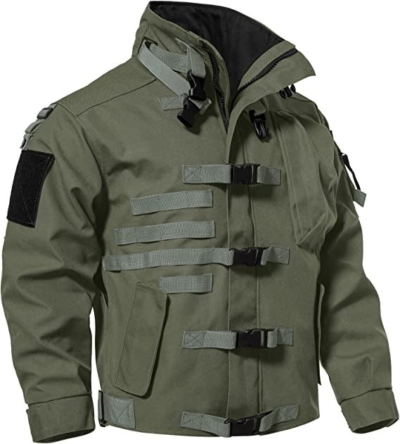 Hochwertige Militärjacke für den Außenbereich, taktisch, wasserdicht, für Herren, Storm Trooper-Oberteile, Outwear, Übergröße, Mantel | JK01 