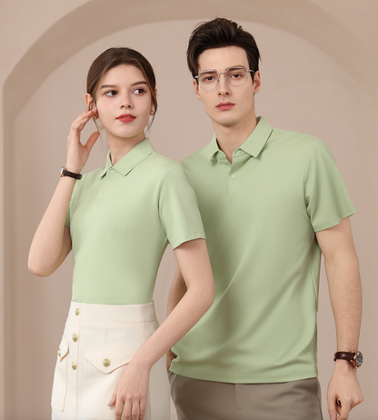 Poloshirt aus 100-fädiger merzerisierter Baumwolle | Antibakteriell &amp; kühlend | Unisex Sommer-Kurzarm-Poloshirt | L11-8230 