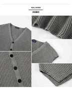 Stilvolle Herren Wollstrickweste Slim Fit Wollweste Perfekt für Herbst &amp; Winter | SY0163 