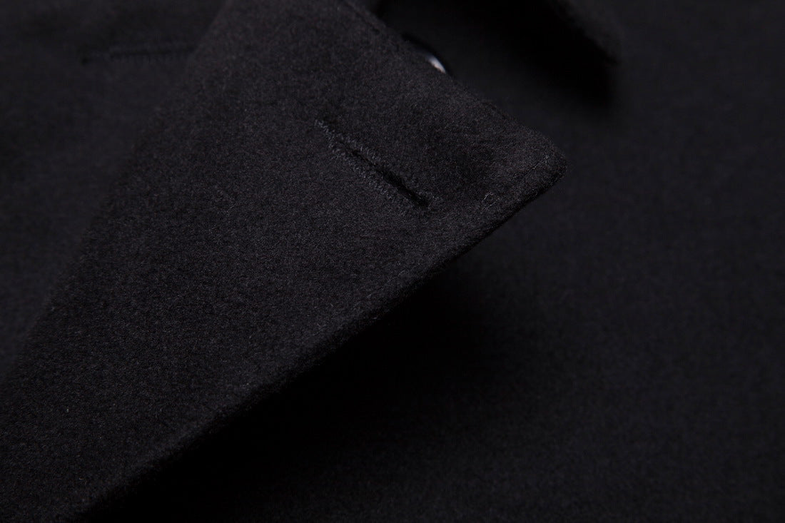 Herren Formeller Business Herbst Winter Casual Revers Zweireihiger Premium Baumwollmantel Langer Trenchcoat Jacke | 9280 