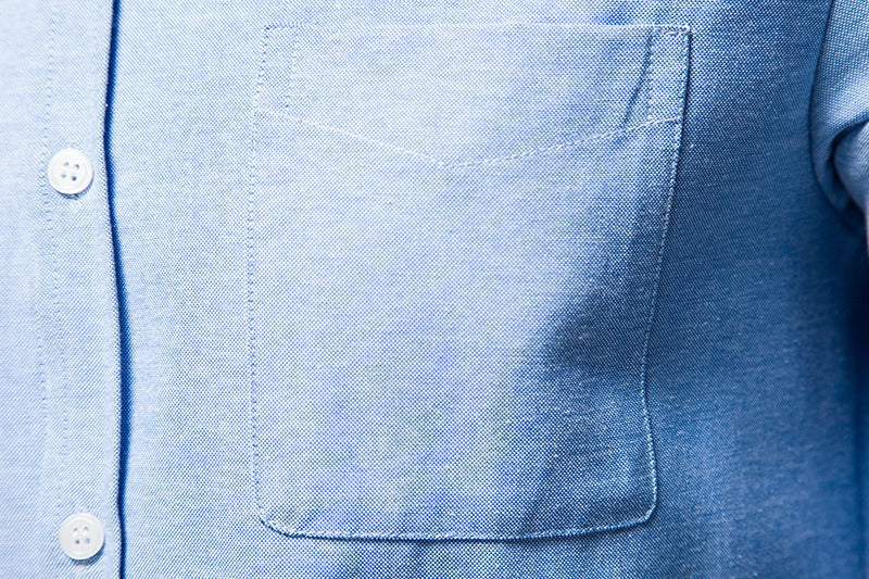 Herren Slim Fit Langarmhemden Streetwear Business Patchwork Formales Hemd 