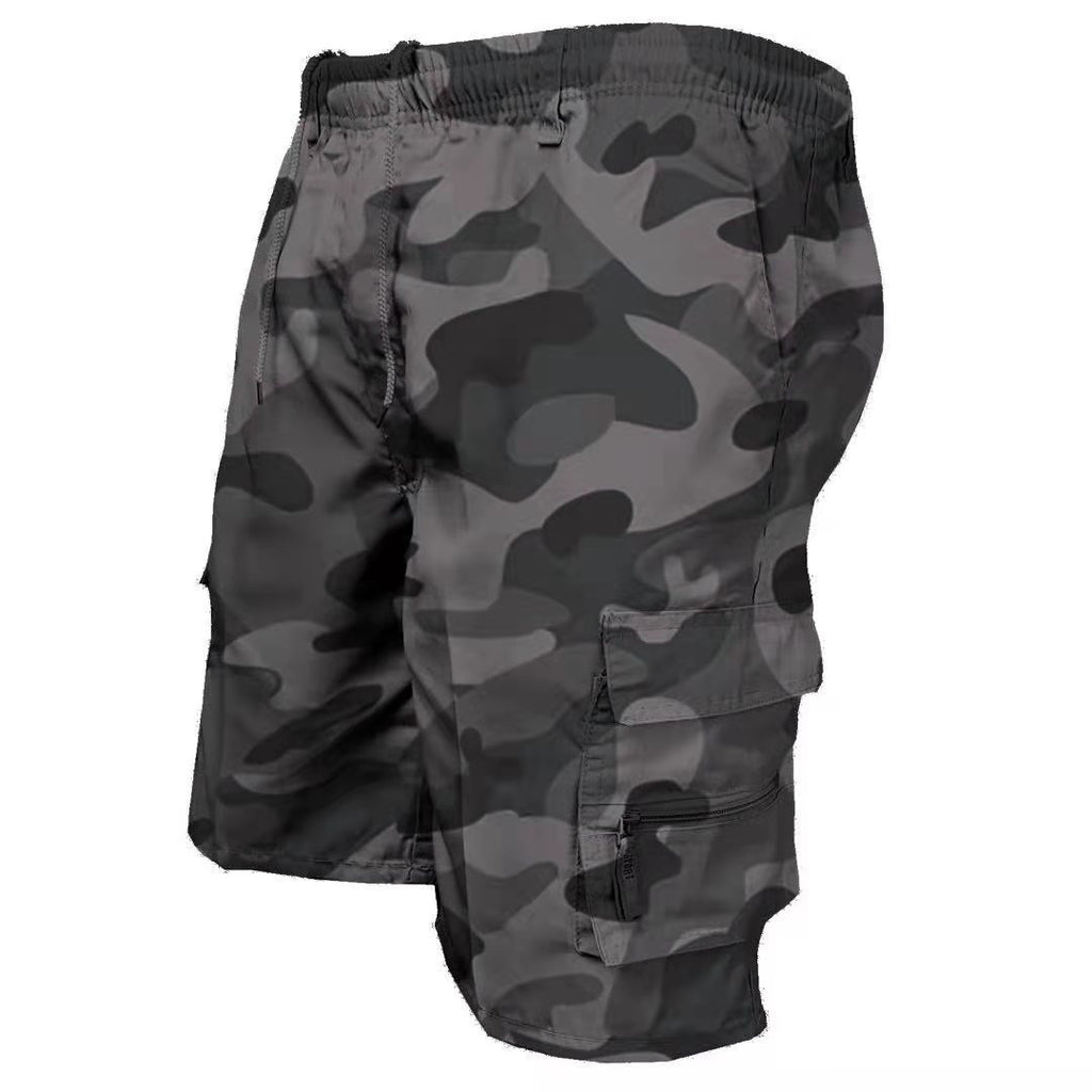 Neue Cargo-Kampfshorts mit elastischer Taille, lässige Sommer-Halbhose | 316 