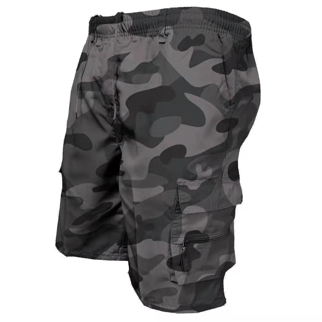 Neue Cargo-Kampfshorts mit elastischer Taille, lässige Sommer-Halbhose | 316 