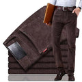 Herren Cordhose Straight Tube Slim Fit Jeans Elastische Businesshose Vielseitige Hose Lässige Dehnbare Bequeme Hose | 6686 