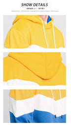 Hochwertige Fitness-Outfits Winter-Trainingsanzug mit Kapuzenpullover und Jogginghose | 003 