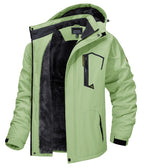 Hochwertige warme Herrenjacke mit Fleecefutter, wasserdicht, mit Kapuze und durchgehendem Reißverschluss
 | TJ153D 