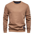 Winterdicker Pullover mit Rundhalsausschnitt, einfarbig, langärmelig, warm, schmaler Pullover | HD156 