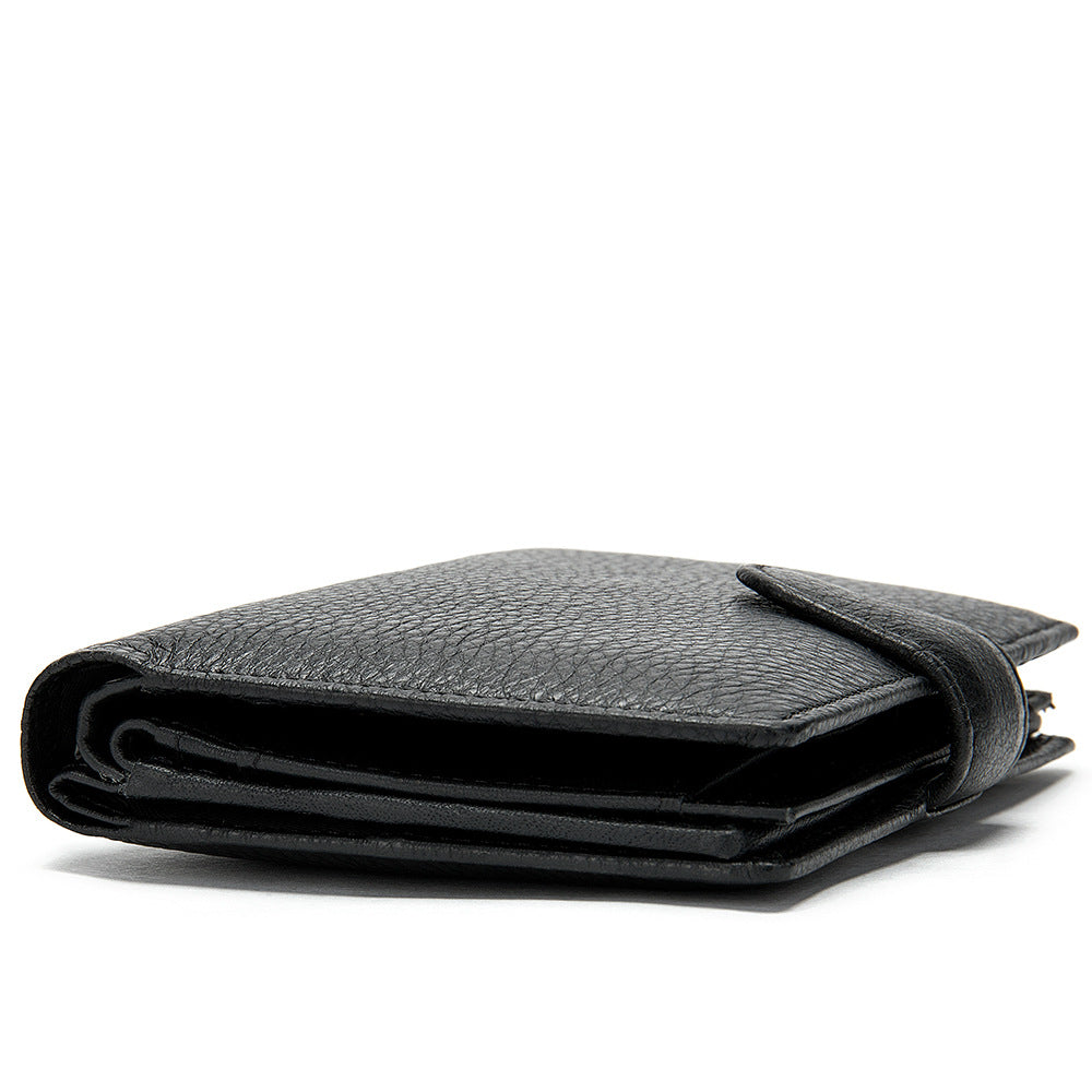 Antimagnetische RFID-blockierende Echtleder-Geldbörse für Herren, schmales Kartenetui und Geldbörse | 1131 