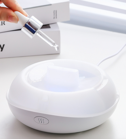Aromatherapie-Diffusor mit realistischem Flammeneffekt – 7-farbiger LED-Luftbefeuchter mit USB-Stromversorgung für Zuhause, Büro und Schlafzimmer | SD13 